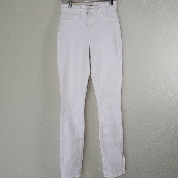 NWT L'Agence Josie High Rise Skinny Split Side Hem Jeans 24 - Picture 2 of 8